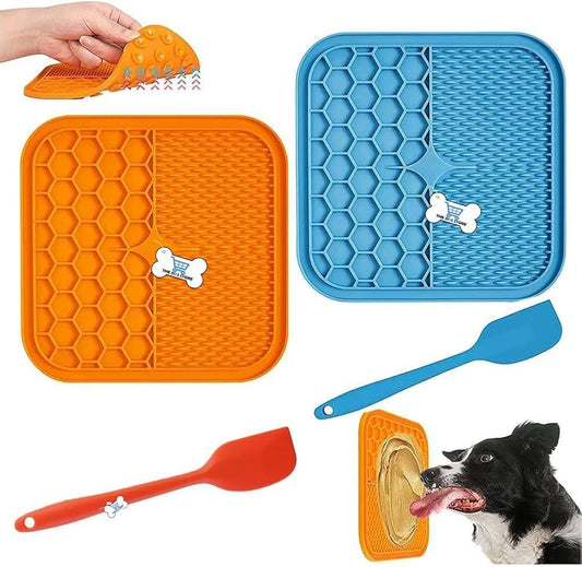 Silicone Lick Mat for Dogs & Cats – Slow Feeding & Anxiety Relief | Bakewell Pet Supplies