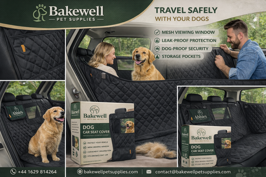 Dog Car Seat Cover – Waterproof Protective Back Seat Cover for Dogs | Bakewell Pet Supplies