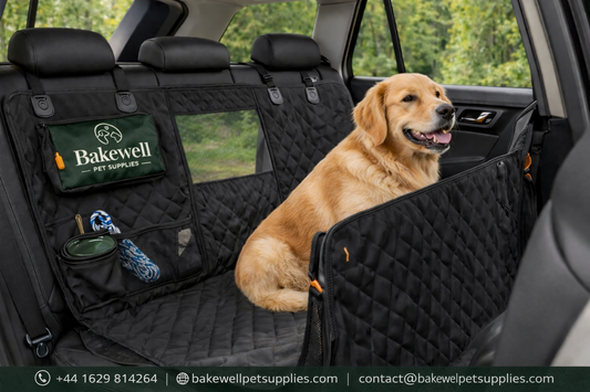 Dog Car Seat Cover – Waterproof Protective Back Seat Cover for Dogs | Bakewell Pet Supplies