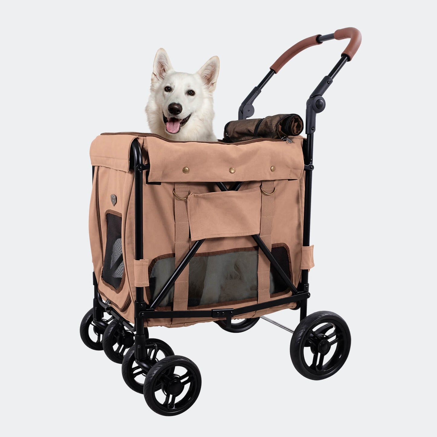 Gentle Giant Pet Wagon Stroller with Detachable Carrier for Dogs and Cats