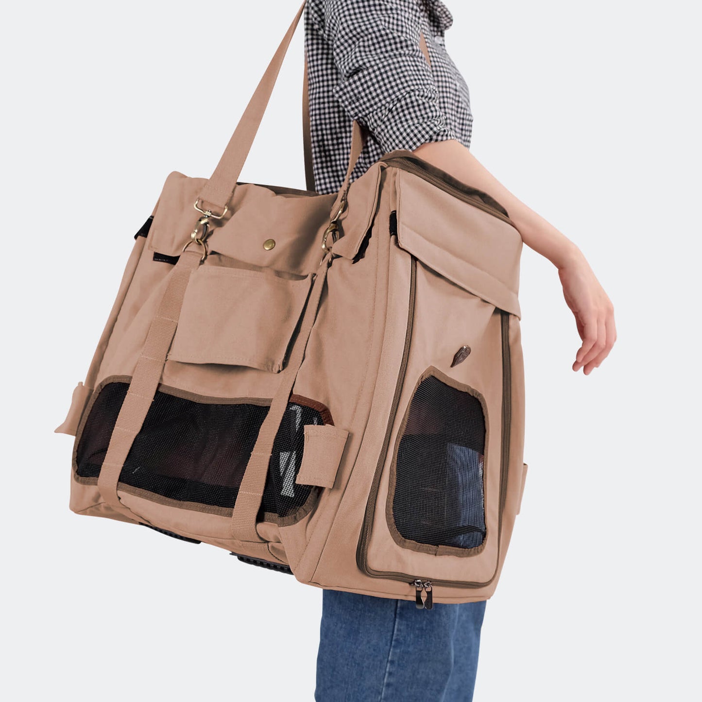 Gentle Giant Pet Wagon Stroller with Detachable Carrier for Dogs and Cats