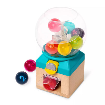 B. toys Rainbow Gumballs – Colors & Numbers Learning Gumball Machine for Babies & Toddlers