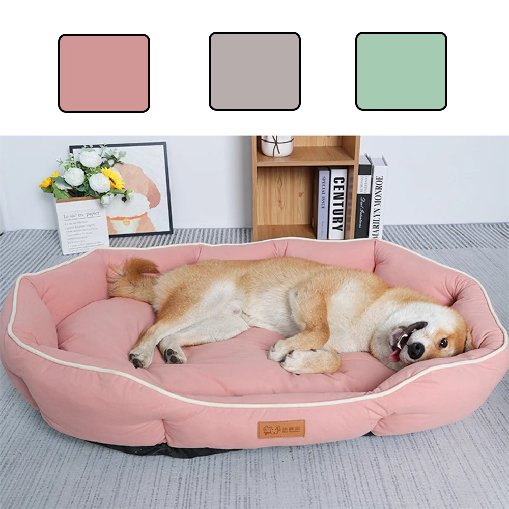 Large Pet Sofa Bed for Dogs and Cats – Soft Winter Sleeping Cushion for Indoor Use