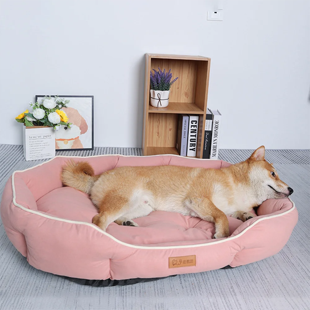 Large Pet Sofa Bed for Dogs and Cats – Soft Winter Sleeping Cushion for Indoor Use