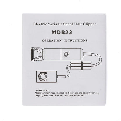 Professional Electric Pet Hair Clipper for Dogs, Cats and Sheep – Low Noise Grooming Tool with Variable Speed