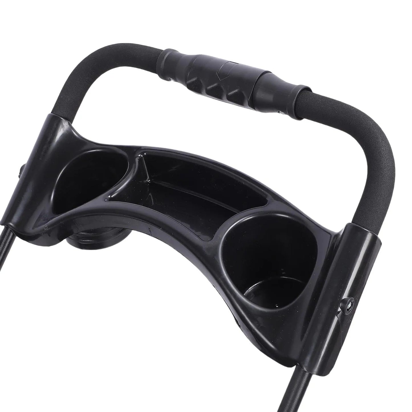 Foldable Pet Stroller for Dogs and Cats – One-Click Folding Design with Sunshade and Cup Holder