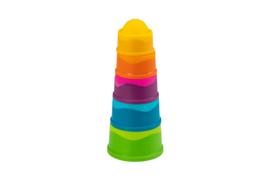 Little Brainies – Dimpl Stack Sensory Stacking Toy with Pop Bubbles for Babies & Toddlers